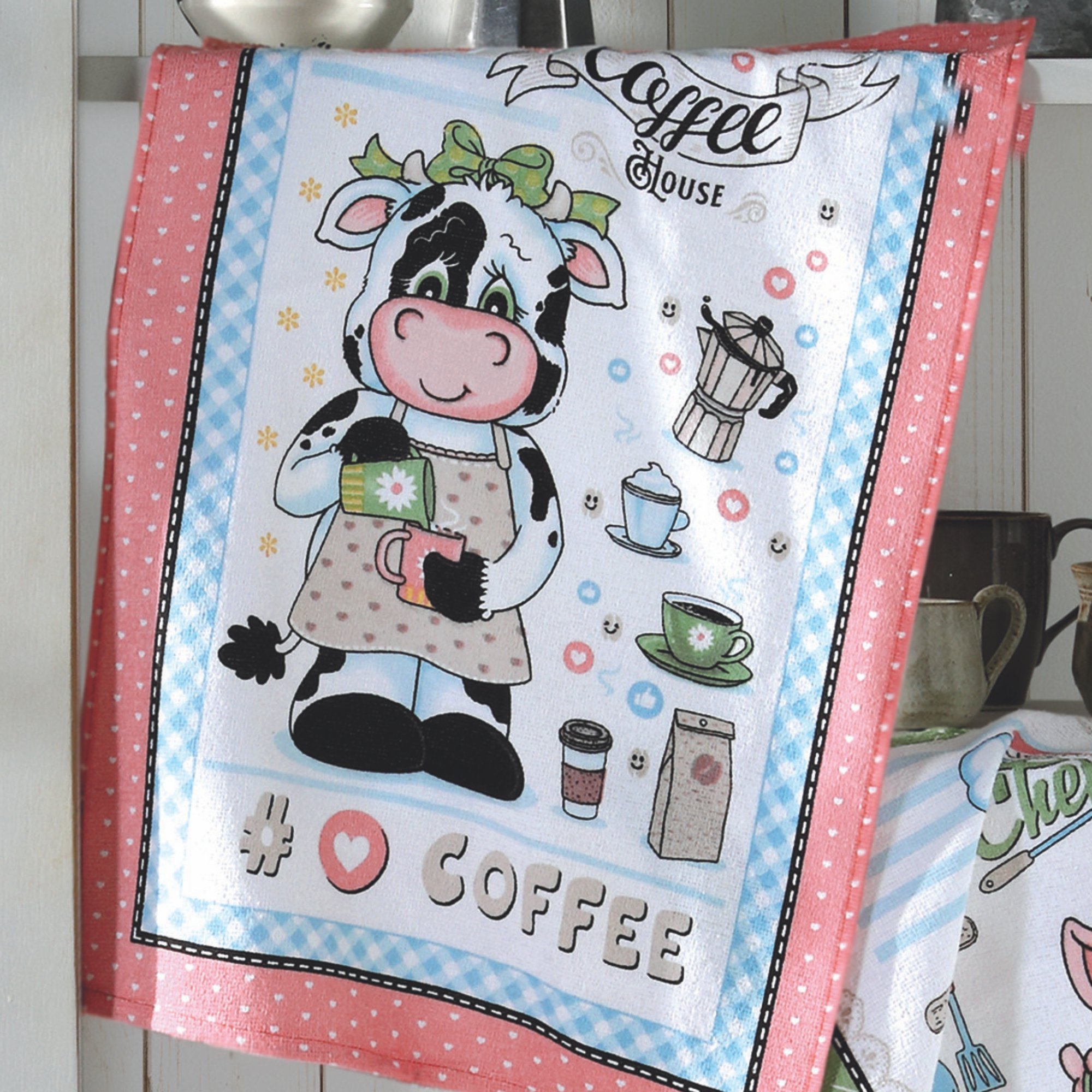 Pano Copa Felpudo Estampado Döhler - Cozinheiro