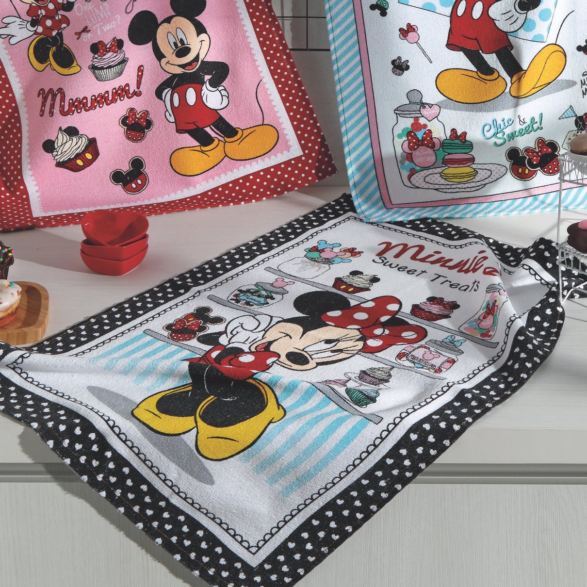 pano copa felpudo estampado dohler mickey e minnie 13 detalhes 3