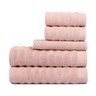 jogo de toalhas 5 pecas fio penteado atlantica aura rosa velho