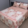 kit cobre leito colcha estampado solteiro casa queen king appel casual serena