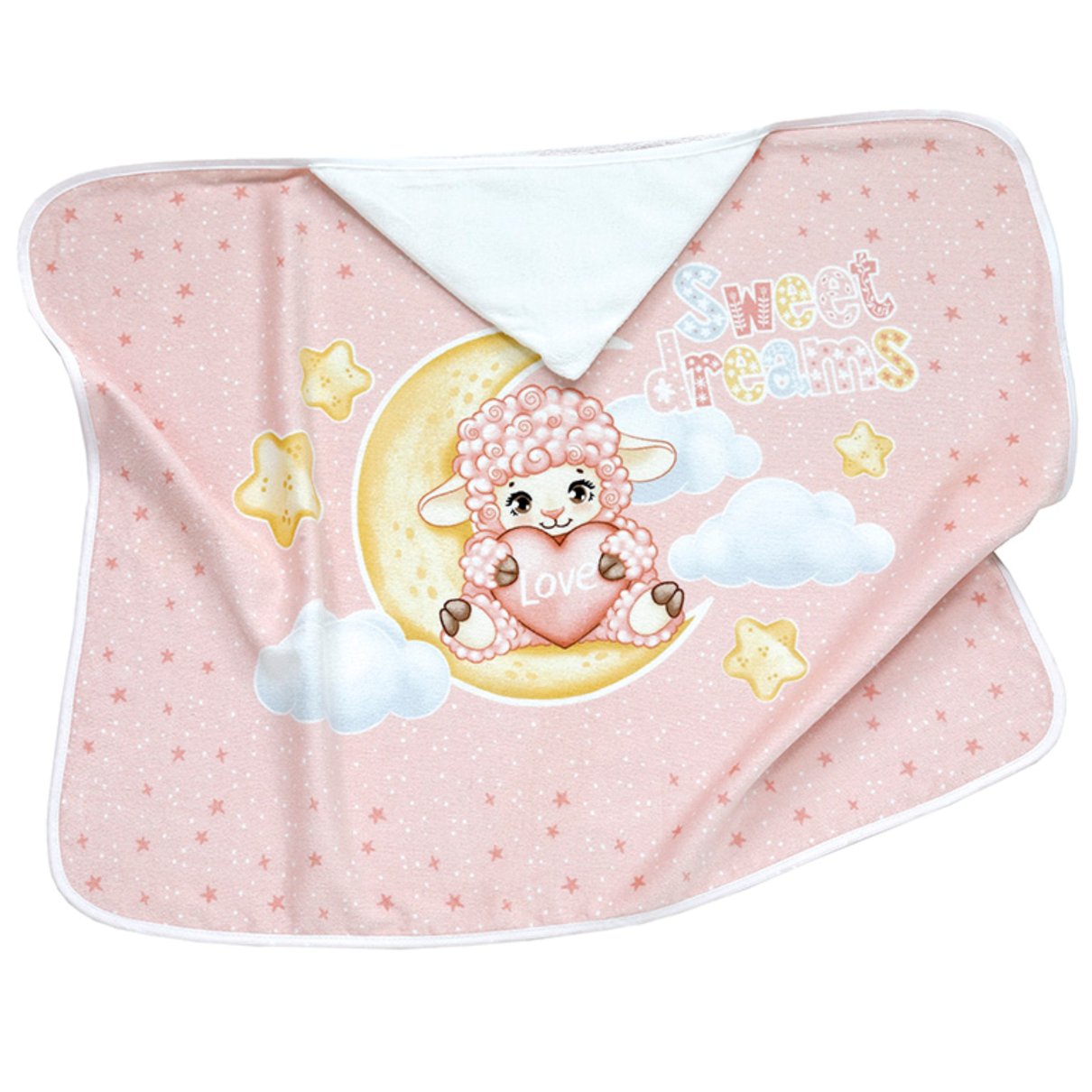 toalha com capuz aveludada dohler sweet dreams still 2