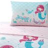jogo cama solteiro dohler priori kids 130 fios mini mermaid