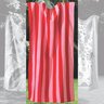 toalha praia aveludada dohler cabana stripes usa rosa