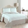 kit colcha cobre leito cobreleito bordado rozac maison cor clara modelo 6