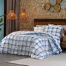 jogo cama solteiro casal queen king 150 fios diamante teka tartan