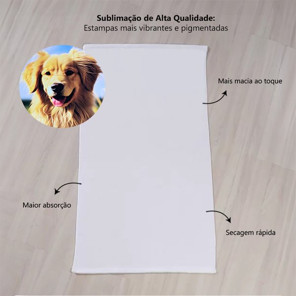 toalha de praia de microfibra para sublimacao total dry informacao e detalhes