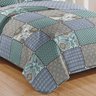 kit colcha cobre leito solteiro casal queen king bouti patchwork rozac napoli 4 detalhe