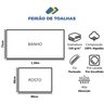 jogo toalhas gigantes 4 pecas atlantica aura