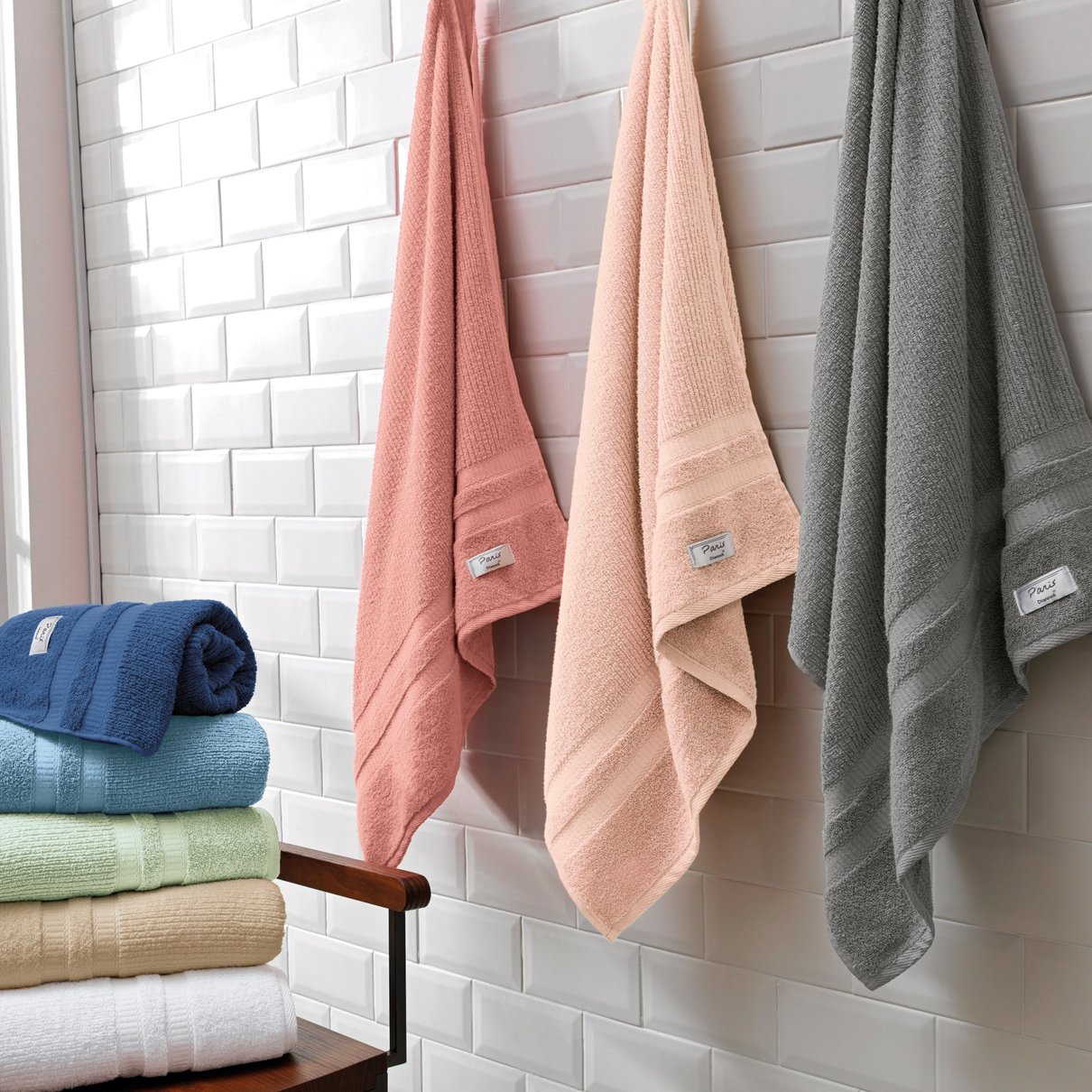 toalha banhao rosto felpuda jacquard dianneli paris