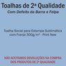 capa toalha segunda qualidade social print new