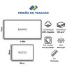 jogo de toalhas gigantes 2 pecas atlantica elos img comple