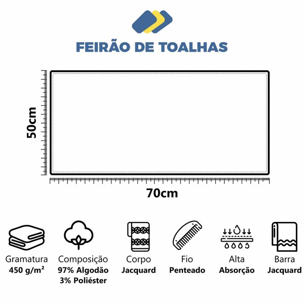 toalha de rosto corttex fio penteado maya img comple