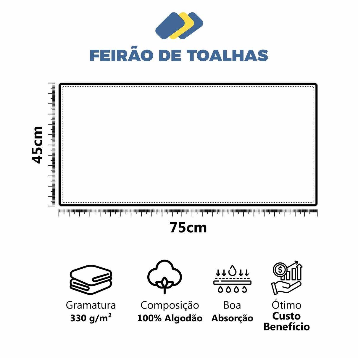 toalha de rosto felpuda marselha img comple