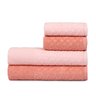 jogo de toalhas 4 pecas atlantica finesse peach com rosa marshmallow