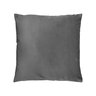 capa de almofada lisa veludo aveludada jolitex microminck cinza escuro