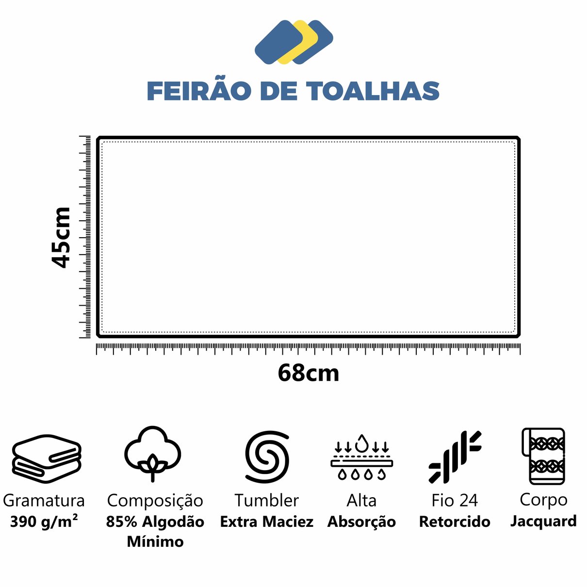toalha de rosto jacquard appel dia das maes 2025 img comple