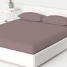 jogo cama solteiro casal queen king percal 200 fios microfibra rozac golden fit violeta velho