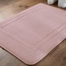 tapete porta quarto banheiro ultra super macio soft rozac aconchego rose
