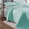 kit cobre leito colcha solteiro casal queen king matelasse ultrassonico bouti rozac classic verde aqua