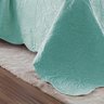 kit cobre leito colcha solteiro casal queen king matelasse ultrassonico bouti rozac classic verde aqua detalhe