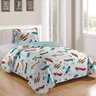 kit cobre leito colcha solteiro infantil estampado rozac teen ambientado avioes