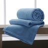 manta cobertor microfibra home design corttex azul caribe