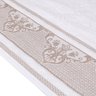 toalha de banho fio penteado atlantica imperial sublime off white detalhes