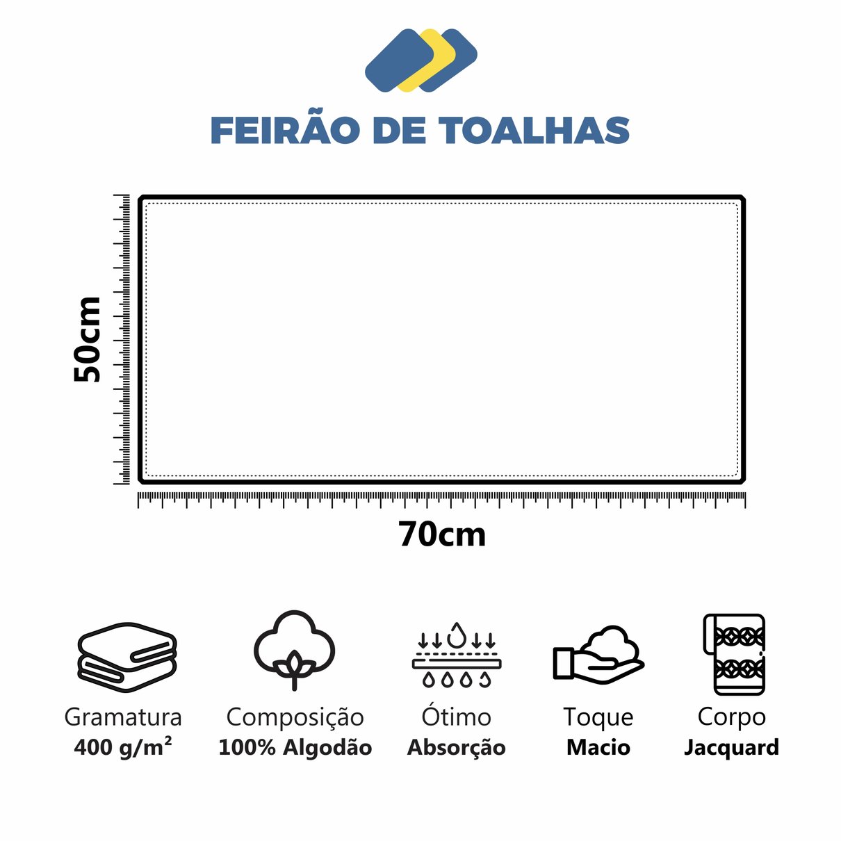 toalha de rosto jacquard encantos img comple