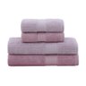 jogo toalhas 4 pecas fio penteado buddemeyer canelado rosa antigo rosa blush