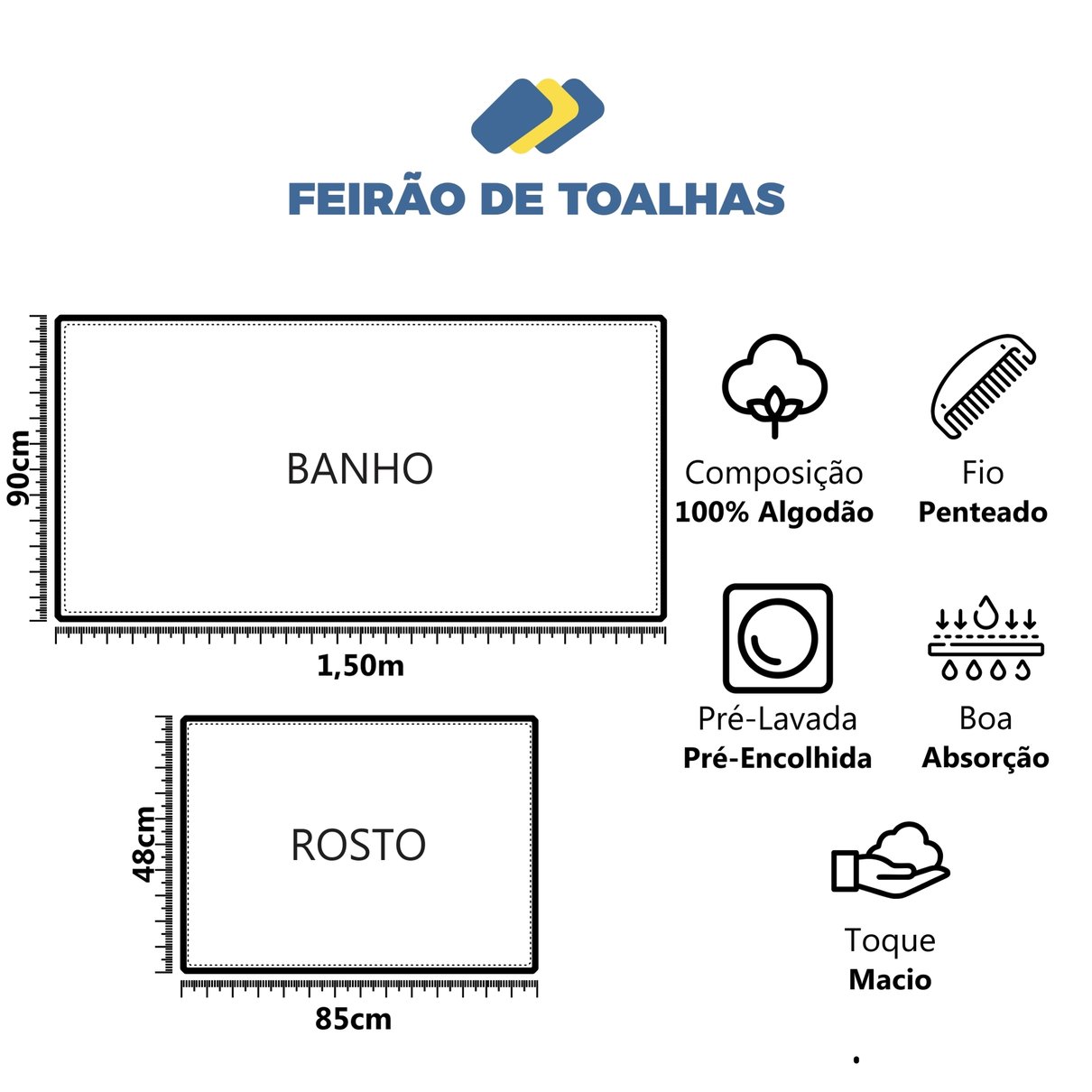 jogo de toalhas gigantes 2 pecas fio penteado buddemeyer canelado img comple