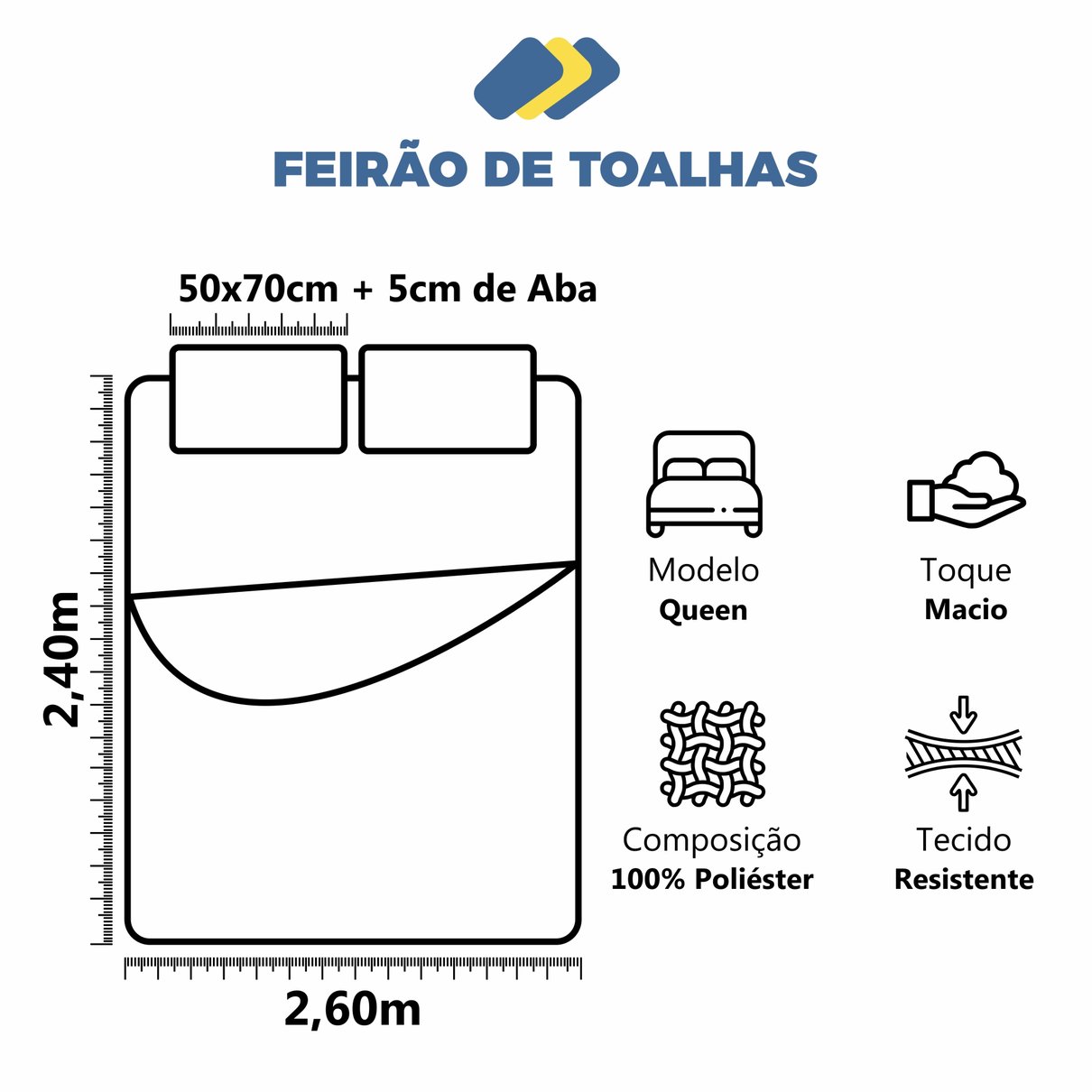 kit cobre leito 3 pecas queen matelasse rozac classic img comple