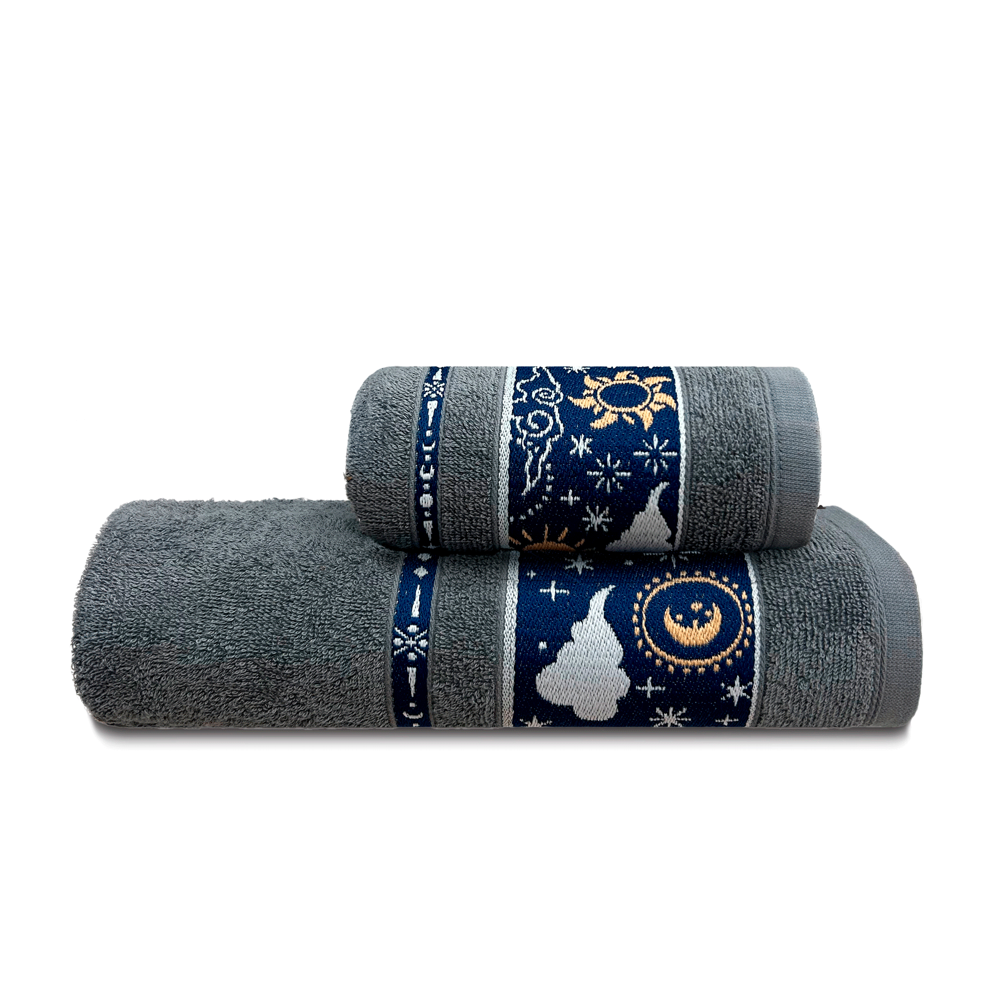 gif jogo de toalhas 2 pecas jacquard orion