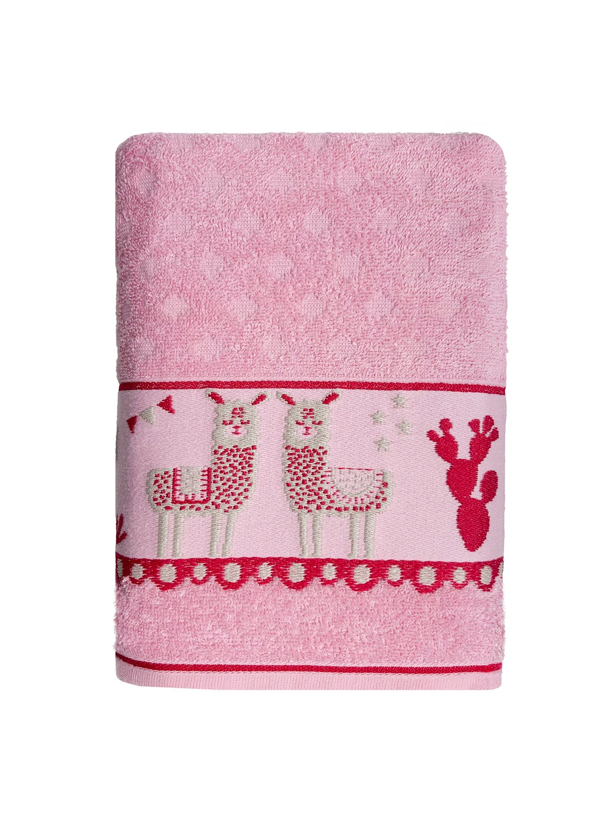 toalha infantil puppy plus still rosa bebe