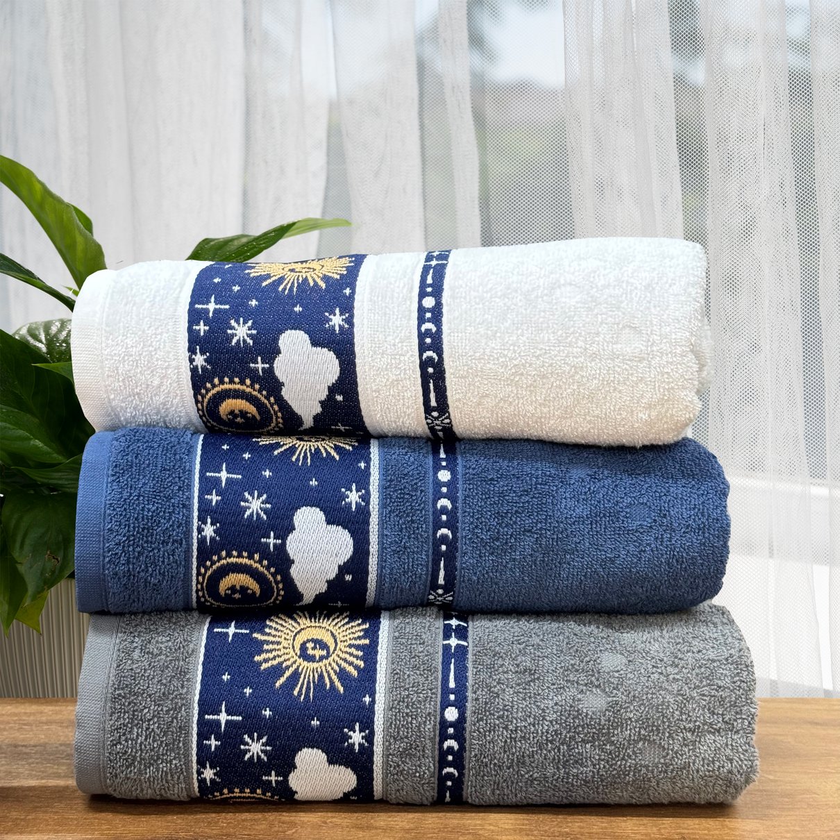 toalha banho rosto ambientada orion