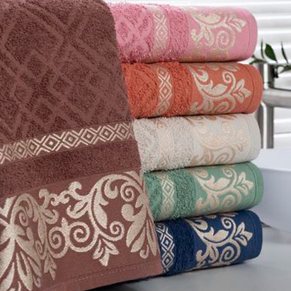 toalha de banho rosto acores marcotex ambientada detalhe