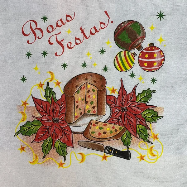 pano de prato estampado