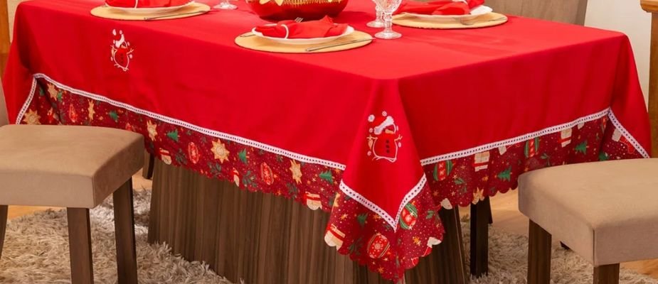 Toalha de mesa Natalina: Como escolher o melhor modelo