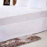saia para cama box hiper detalhe branca