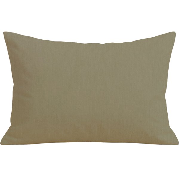 fronha avulsa 150 fios teka diamante estampada lisa kaki