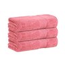 kit 3 pecas toalha rosto felpuda fio penteado canelado buddemeyer still rosa 1997