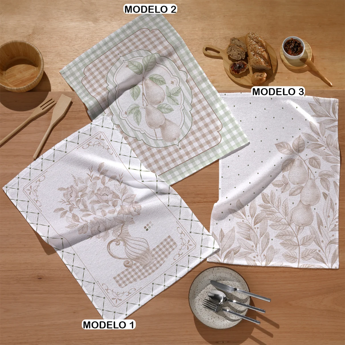 pano de copa felpudo estampado dohler outono floral