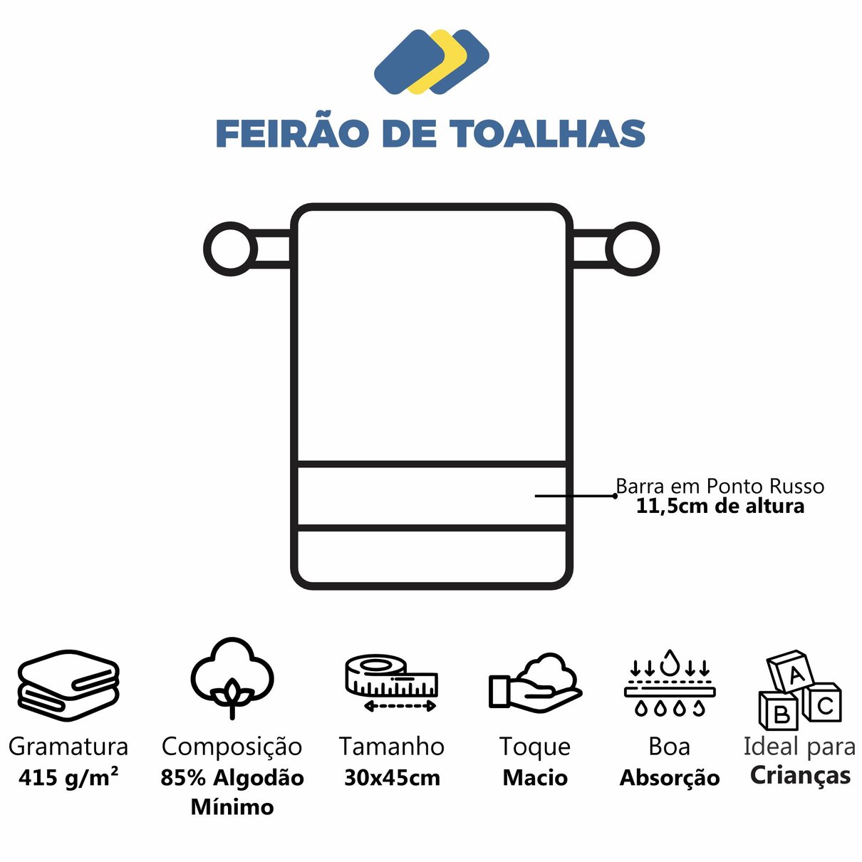 toalha de lavabo para ponto russo dohler baby star img comple