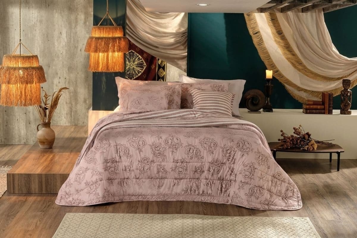 quarto decorado com as cores tendencias 2026