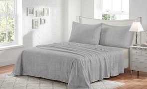 cama de casal posta com as cores tendência 2026