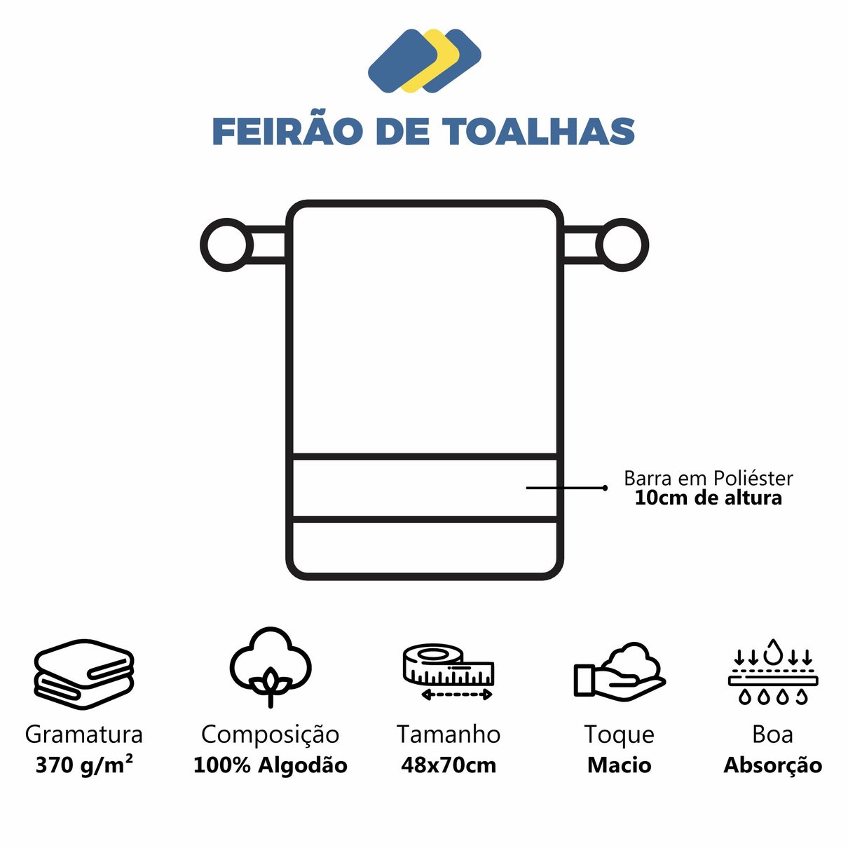 toalha de rosto para estampa sublimatica prime ii img comple