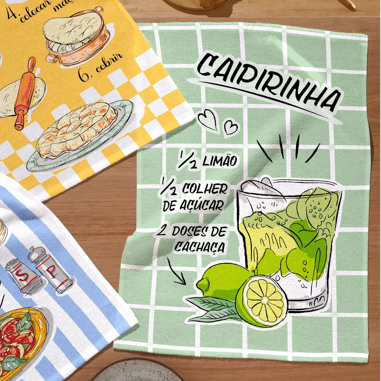 pano de copa felpudo estampado dohler receitas detalhess